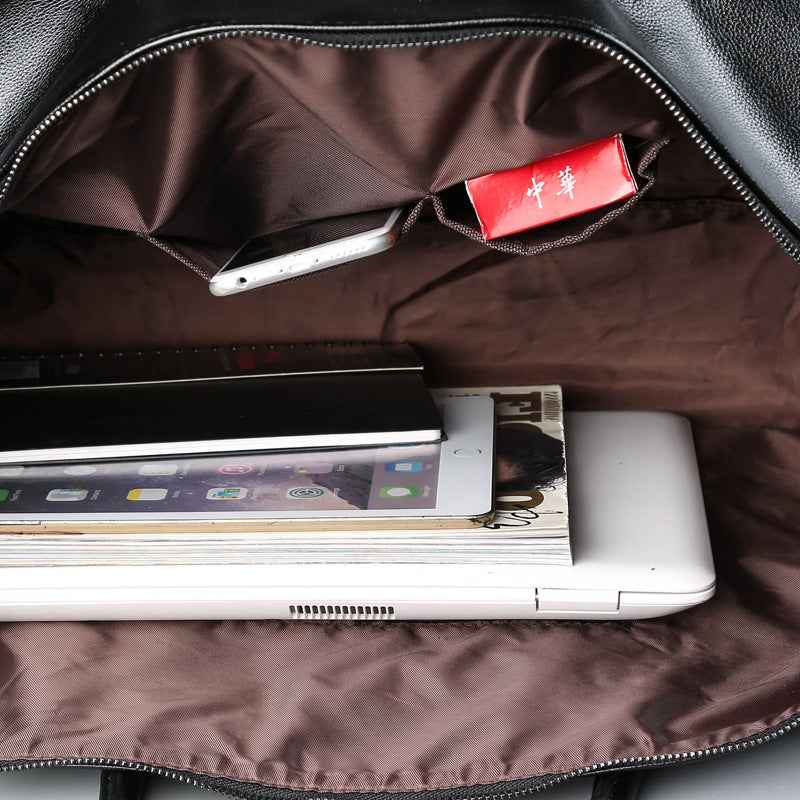 Leather gym bag - Luxovo.cc