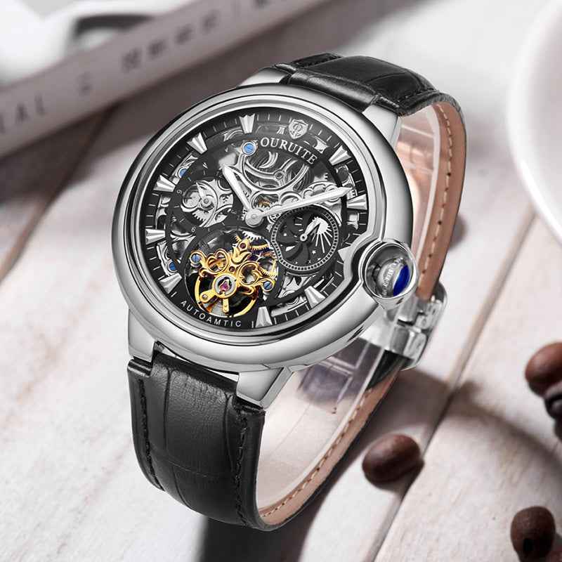 Mechanical watch hollow waterproof watch - Luxovo.cc