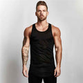 gym clothes tank top sportswear vest men - Luxovo.cc