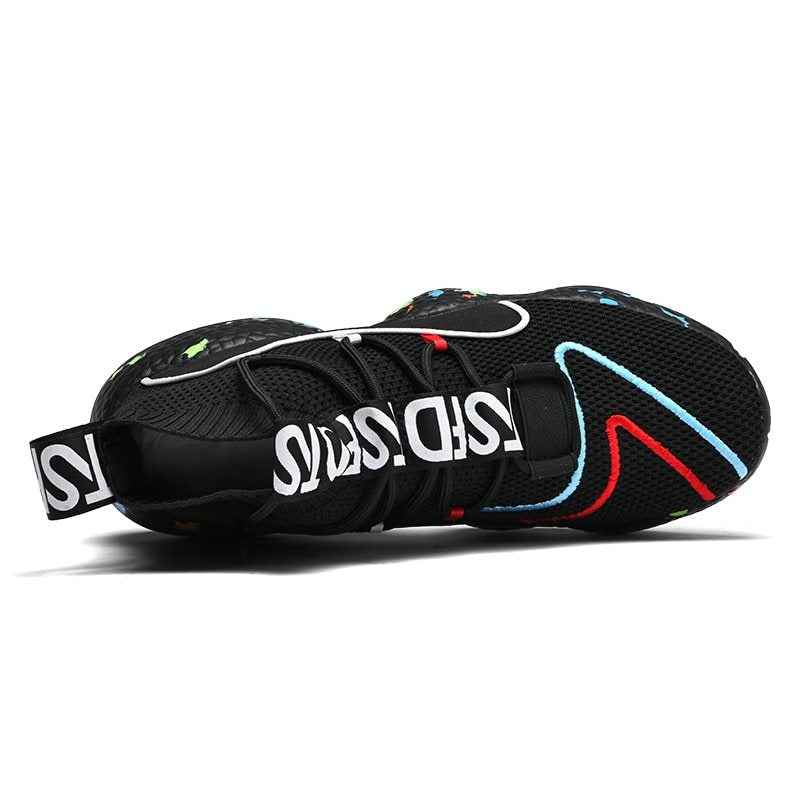 Men Sneakers Summer Fashion Running Shoes Breathable Men Vulcanize Shoes Flat Soft tennis Shoes - Luxovo.cc