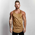 gym clothes tank top sportswear vest men - Luxovo.cc