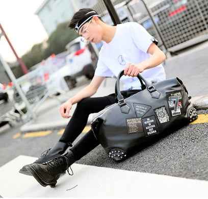 Leather gym bag - Luxovo.cc