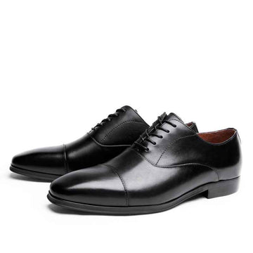 Formal Three-Joint Business Leather Shoes - Luxovo.cc