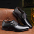 46 leather business 45 formal pointed shoes - Luxovo.cc
