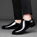 Business Formal Wear Leather Shoes Men - Luxovo.cc