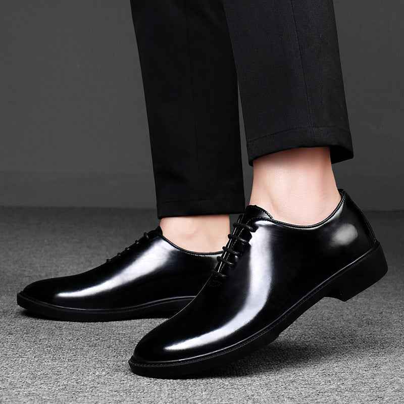 Business Formal Wear Leather Shoes Men - Luxovo.cc