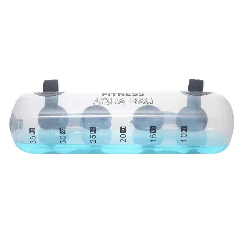 Transparent Cylindrical Weight-bearing Fitness Water Dumbbell Fitness Exercise Training Weightlifting Equipment - Luxovo.cc