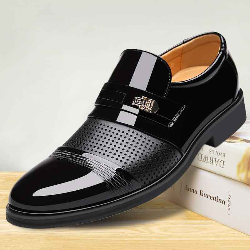 Men's formal business leather shoes - Luxovo.cc