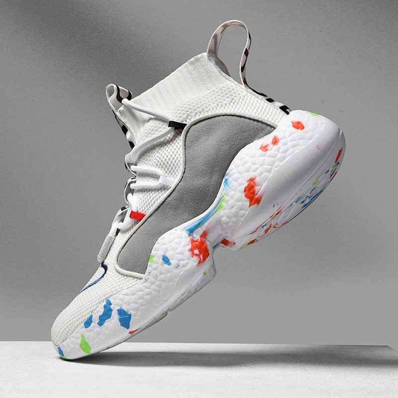 Men Sneakers Summer Fashion Running Shoes Breathable Men Vulcanize Shoes Flat Soft tennis Shoes - Luxovo.cc