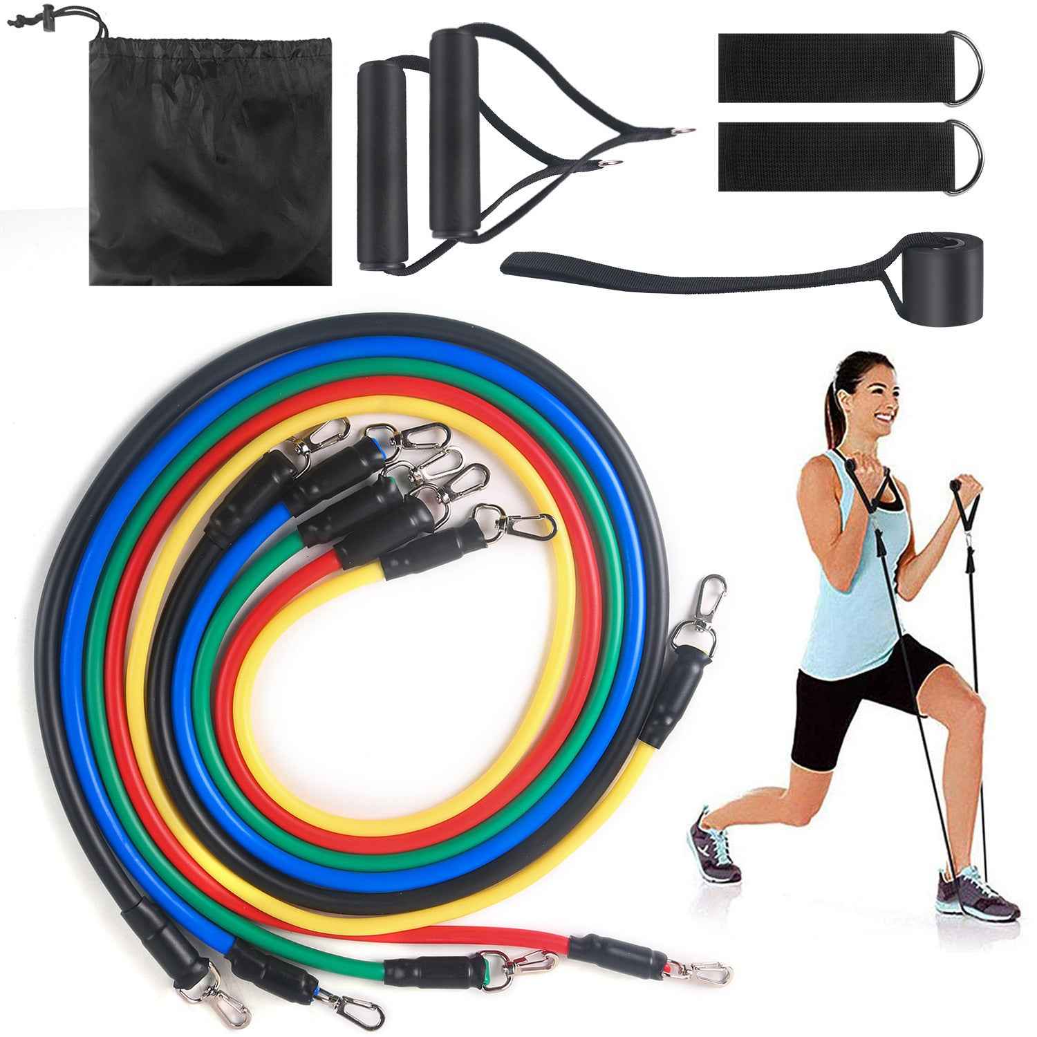 Fitness Rally Elastic Rope Resistance Band - Luxovo.cc
