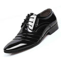 Men's casual business formal leather shoes - Luxovo.cc