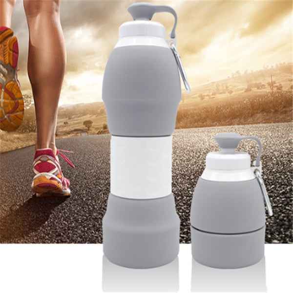 Silicone folding water bottle - Luxovo.cc