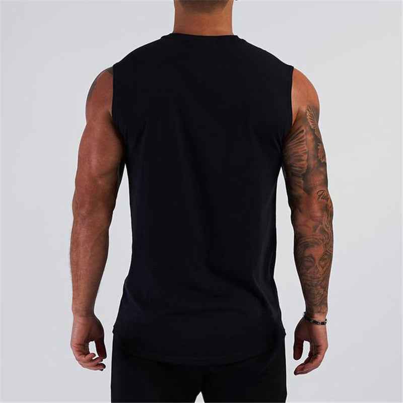 Fashion Men's Fitness Vest T-shirt