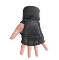 Fitness weightlifting anti-skid riding hard pull half finger gloves - Luxovo.cc