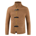 Men's zipper cardigan sweater men - Luxovo.cc