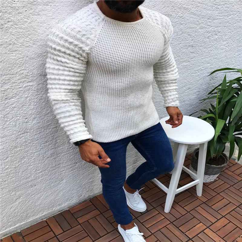 Men Pullover sweater - Luxovo.cc