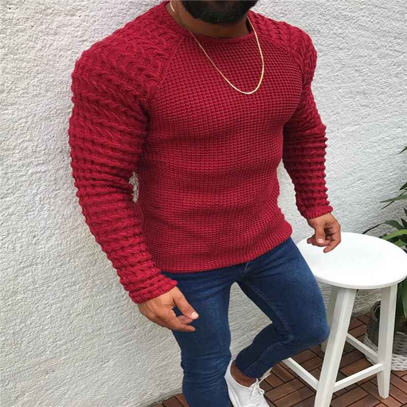 Men Pullover sweater - Luxovo.cc