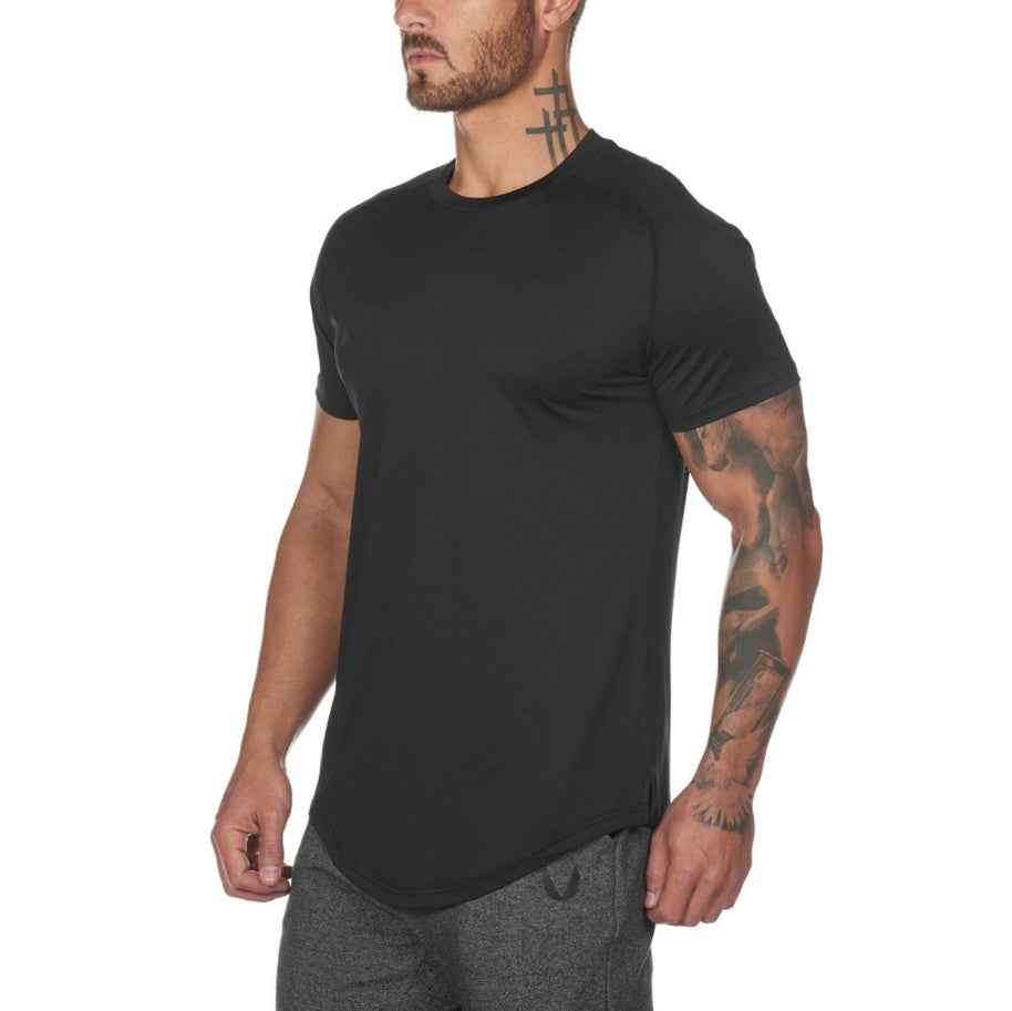 New Gym Wear Plain Shirts Custom Mens Fitness Sports Clothing - Luxovo.cc
