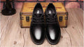 The new shoes shoes fall men's business casual shoes men shoes shoes round British Dad - Luxovo.cc
