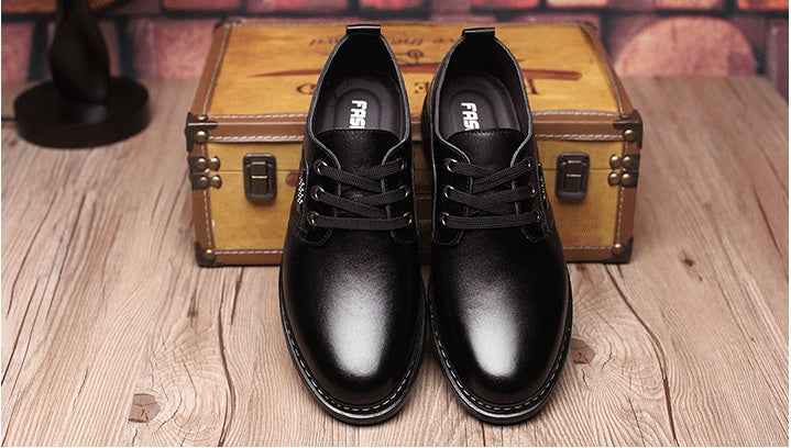 The new shoes shoes fall men's business casual shoes men shoes shoes round British Dad - Luxovo.cc