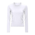Women's stretch round neck sports t-shirt top