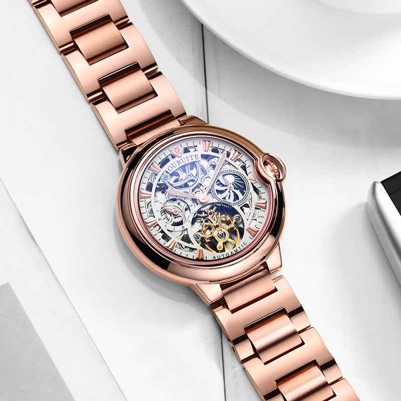 Mechanical watch hollow waterproof watch - Luxovo.cc
