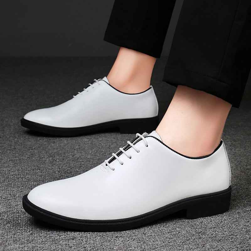 Business Formal Wear Leather Shoes Men - Luxovo.cc