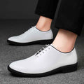Business Formal Wear Leather Shoes Men - Luxovo.cc