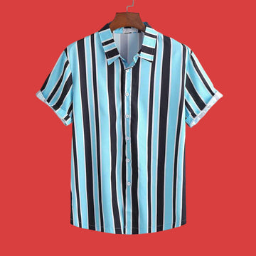 Men Stripe shirts - Luxovo.cc
