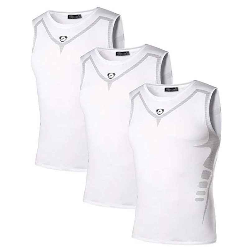 Men's Quick Dry Slim Fit Sleeveless Sport Tank Tops Shirts - Luxovo.cc