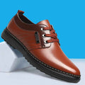The new shoes shoes fall men's business casual shoes men shoes shoes round British Dad - Luxovo.cc