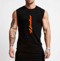 Gym Sleeveless Shirt Cotton Tank Top for Men Sportswear Vest - Luxovo.cc