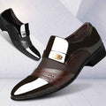 Business Formal Youth British Leather Shoes - Luxovo.cc