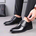 Men's Leather Shoes Business Formal Wear - Luxovo.cc