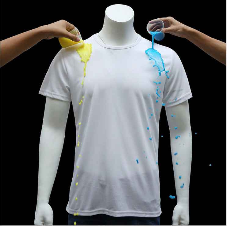 Quick-drying Waterproof Anti-fouling T-shirt Couple Half Sleeve Bottoming Shirt - Luxovo.cc