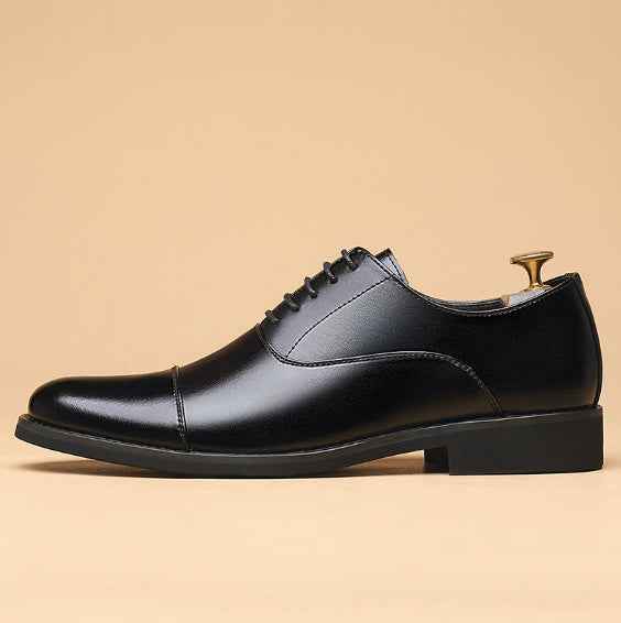 Men's Formal Leather Shoes Men's Business - Luxovo.cc