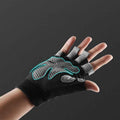 Sports Weightlifting Breathable Non-slip Silicone Half Finger Gloves - Luxovo.cc