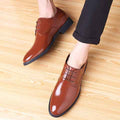 Men's Leather Shoes Business Formal Wear - Luxovo.cc