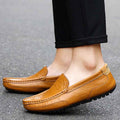 Hollow breathable casual peas shoes men - Luxovo.cc