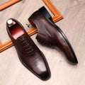 Fashion Mens Formal Leather Shoes - Luxovo.cc