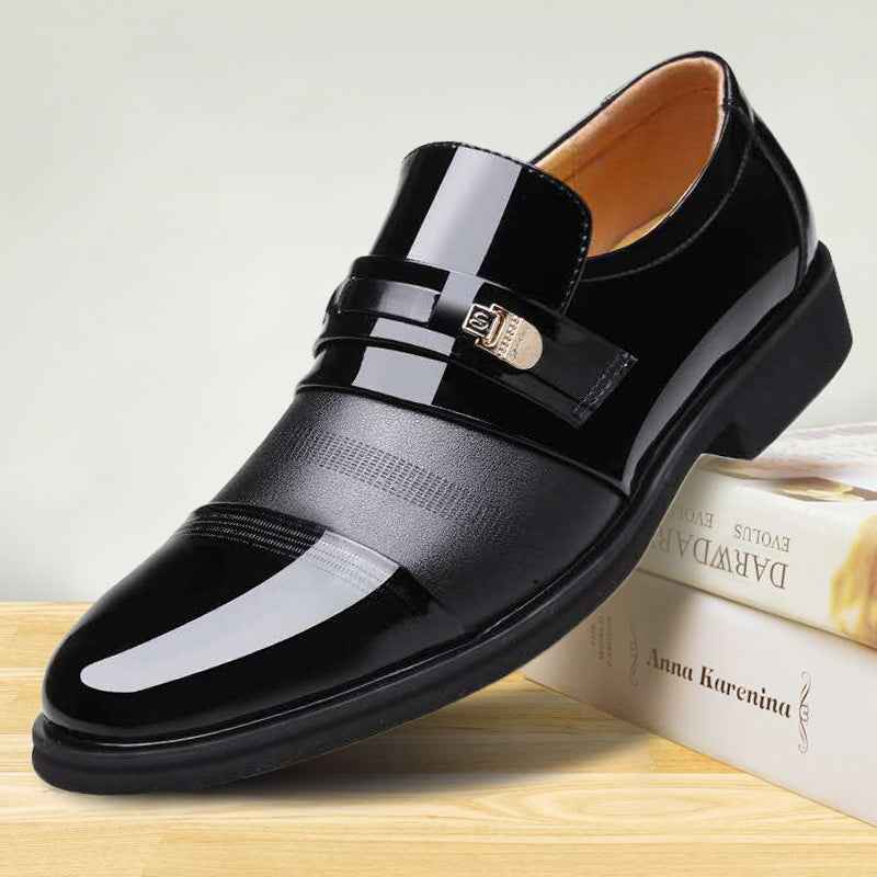 Men's formal business leather shoes - Luxovo.cc