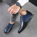 Fashion British plus size shoes men - Luxovo.cc