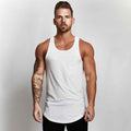 gym clothes tank top sportswear vest men - Luxovo.cc