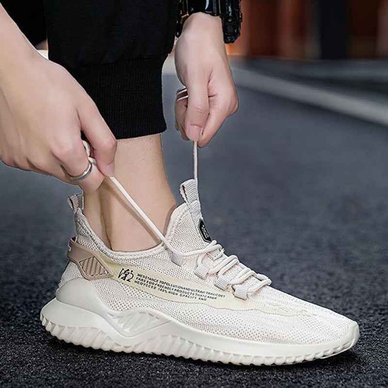 Men Sneakers Lightweight Breathable Walking Shoes Men - Luxovo.cc