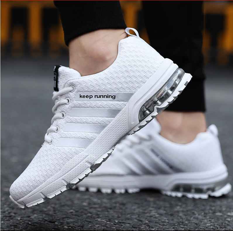 Best selling couple sports shoes breathable mesh outdoor men and women running shoes sports shoes fitness jogging shoes men - Luxovo.cc