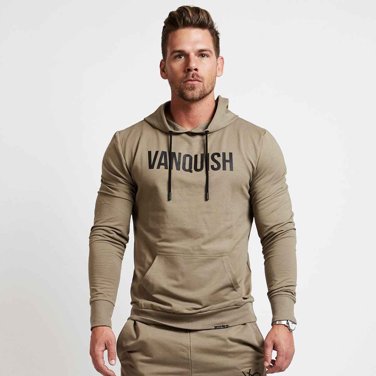 Pullover Hooded Sweater Fitness Men - Luxovo.cc