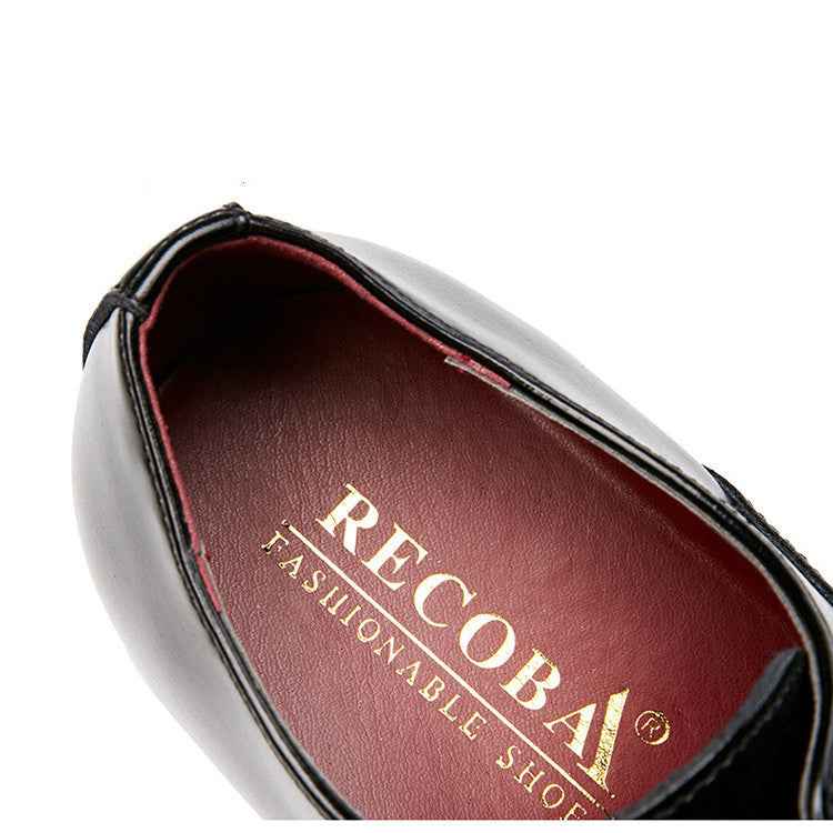 New Japanese Business Leather Formal Shoes - Luxovo.cc