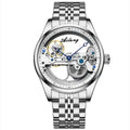 Automatic Mechanical Watch Creative Hollow Male Watch Generation Silicone Band Watch - Luxovo.cc
