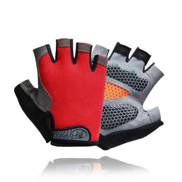 Fitness Gloves, Half Finger Sports Gloves, Cycling, Weightlifting, Deadlifts, Sports Gloves, Sports Protective Gear Wholesale - Luxovo.cc