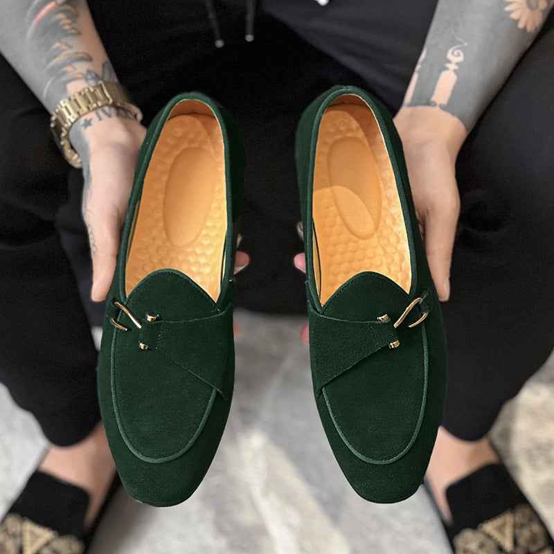 Summer Casual Men Loafers Leather Shoes - Luxovo.cc